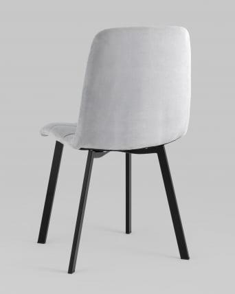 Стул Оливер Скуаре велюр Светло-серый / Oliver Square_5